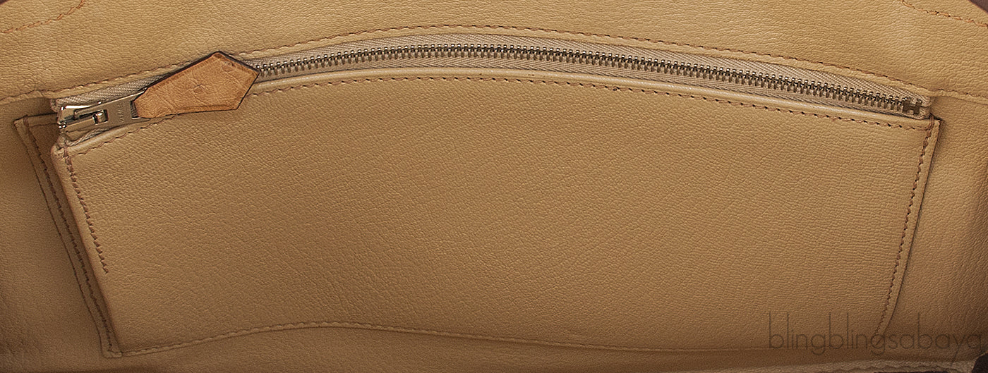 Birkin 30 Natural Gold Ostrich PHW