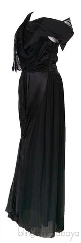 Black Cut-out Maxi Dress