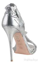 Silver Ivy Leaf Sandals