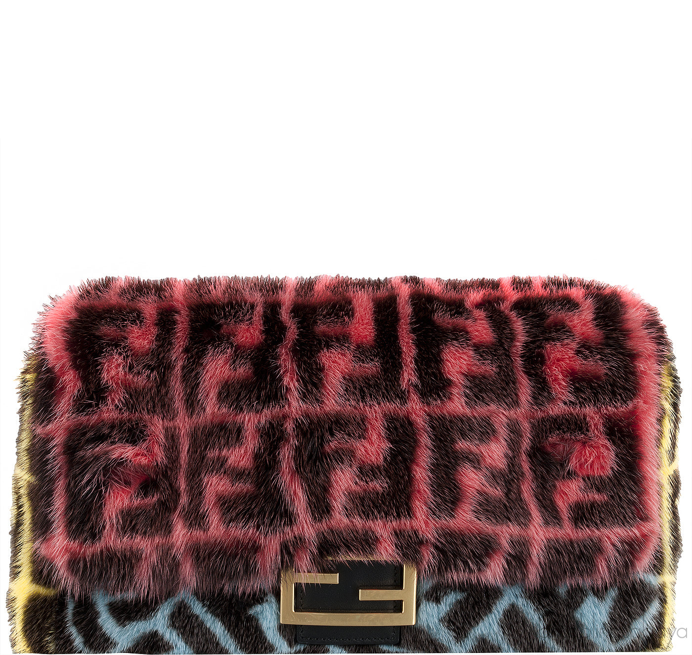 Baguette Multicolor Mink Fur