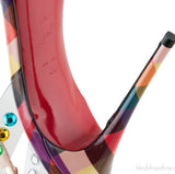 Multicolor Bead PVC Heels