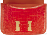 Constance Mini Orange Poppy Croc