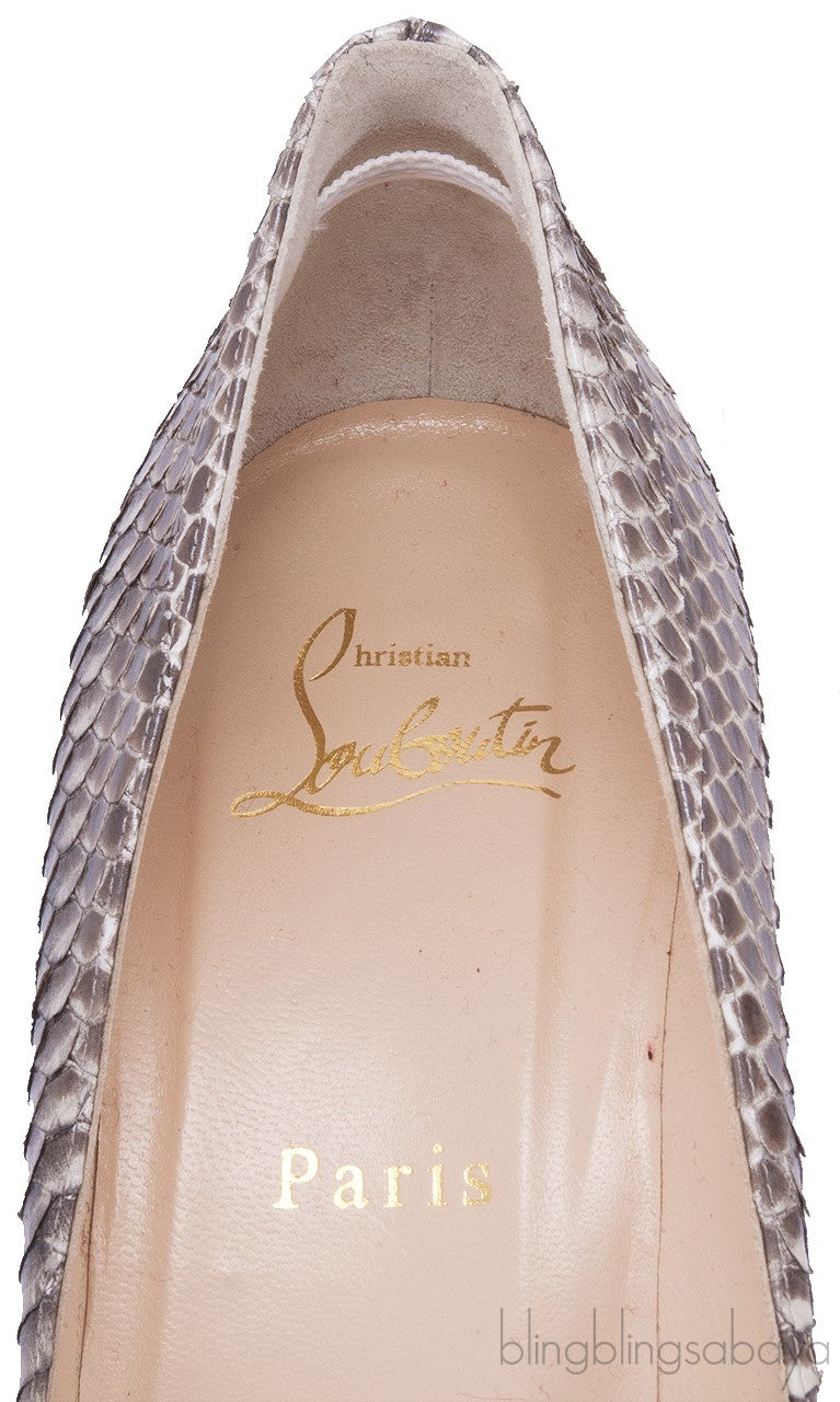 So Kate Python Pointed Toe Pump