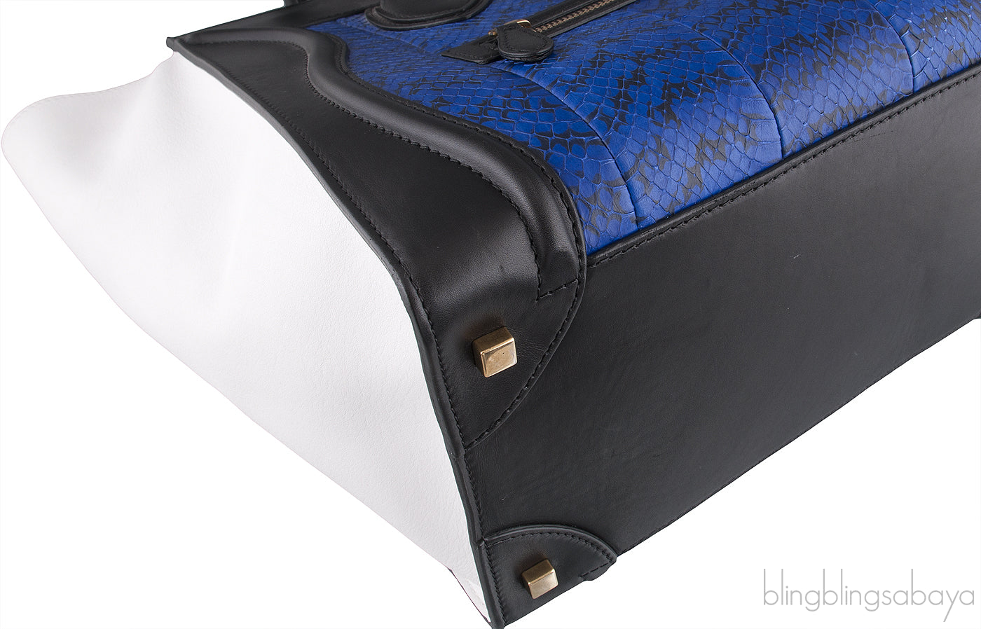 Mini Luggage Tri-color Python