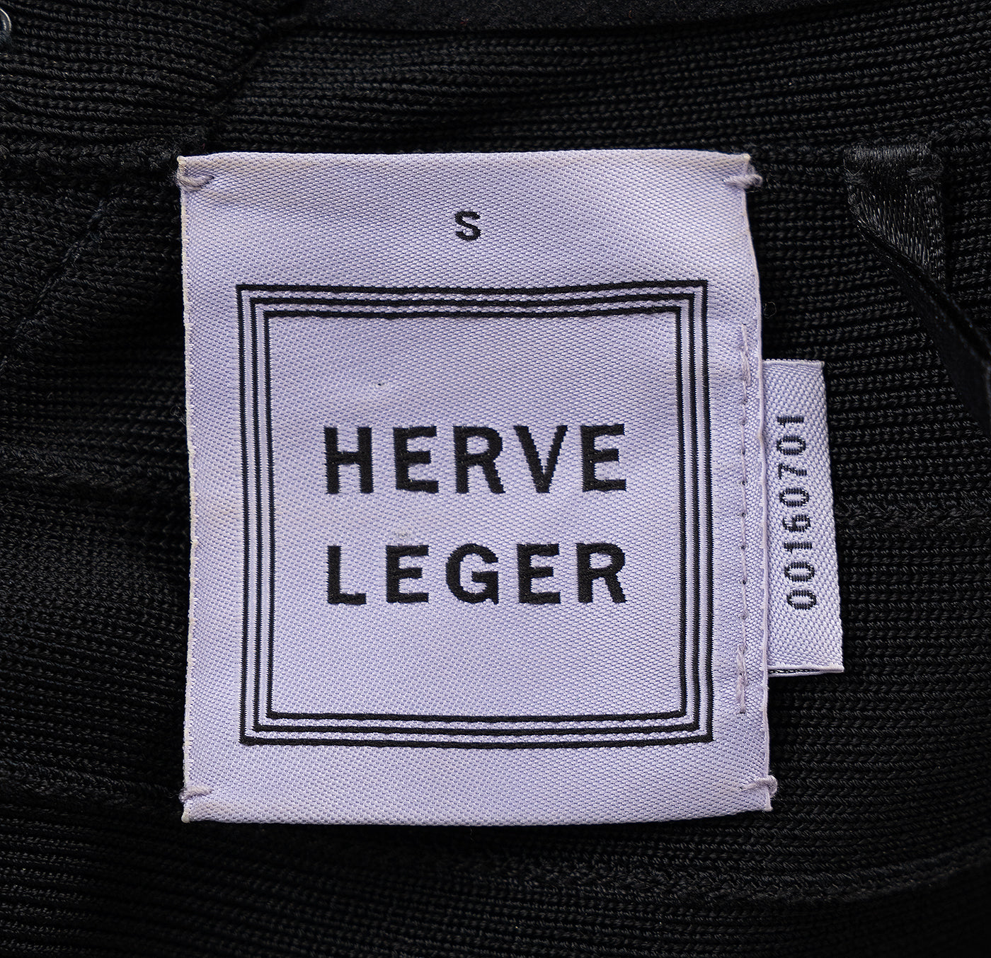 Herve Leger Black Bandage Dress