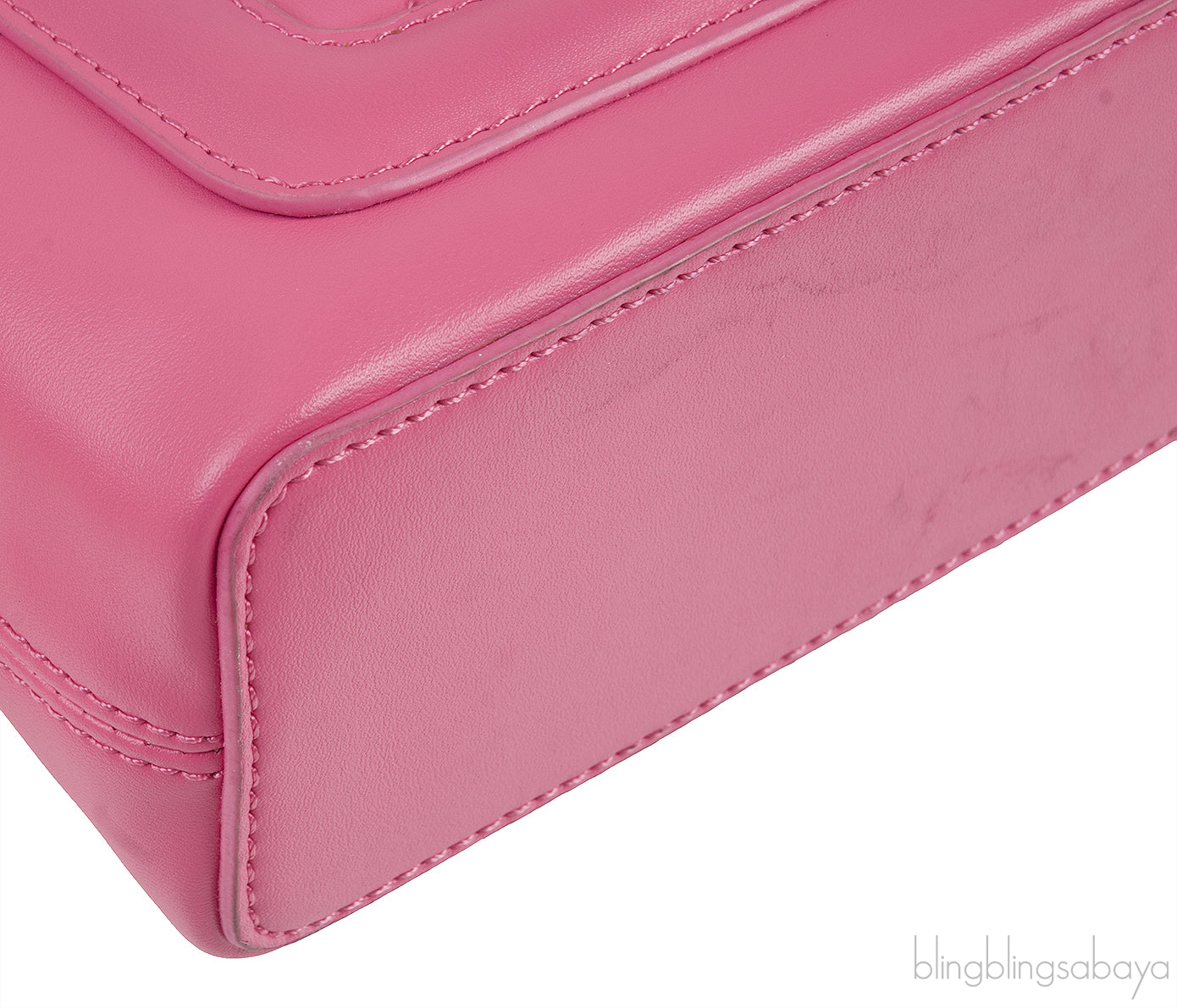Pink Flap Shoulder Bag