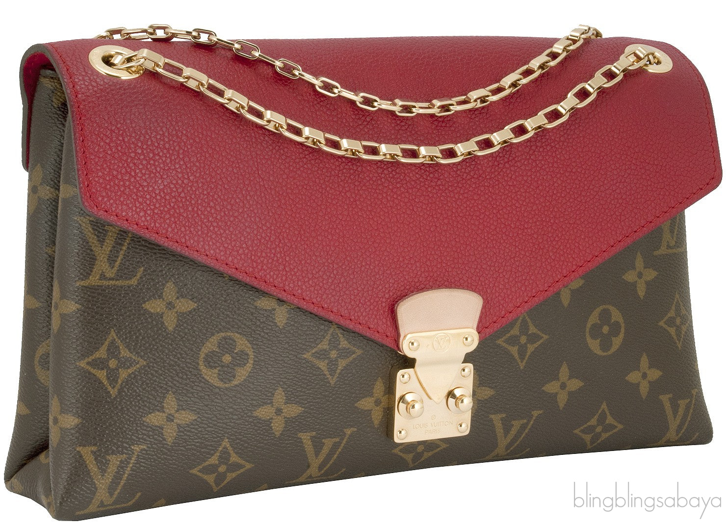 Red Pallas Chain Monogram Bag