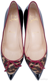 Black Leopard Pony 85 Pumps