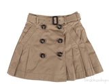 Double Breasted Kids Top & Pleated Skirt