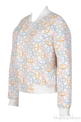Hermes Chain D'ancre Printed Bomber Jacket