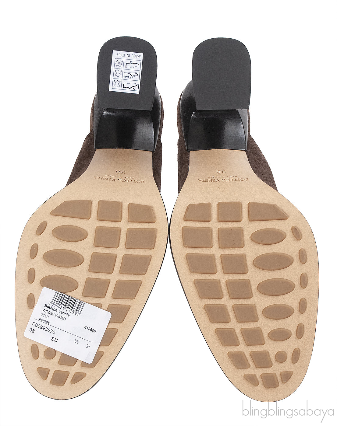 Bottega Veneta Dark Brown Suede Cha-cha Mules