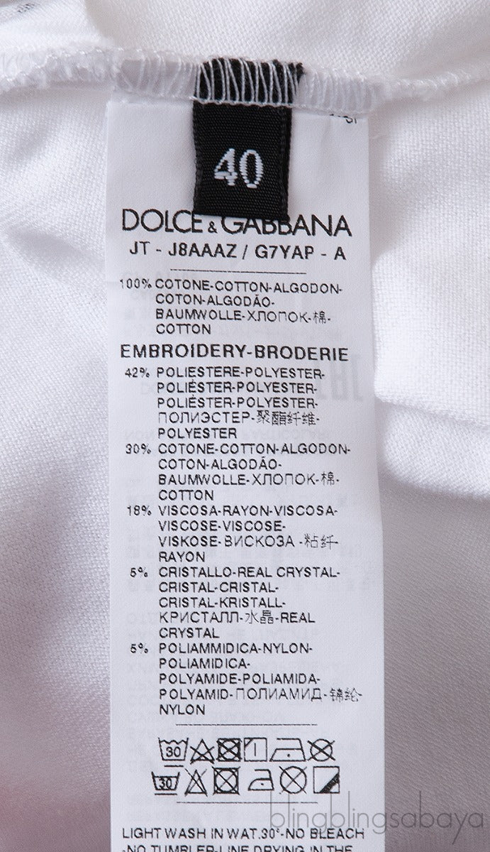 La Moda White T-shirt