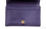Prada Purple Saffiano Card Holder