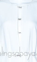 White Long Sleeve Maxi Dress