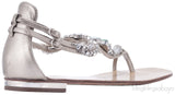 Crystal Flat Sandals