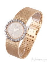 Piaget Vintage Dauphine Gold & Diamond Watch