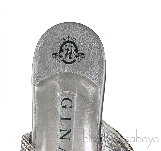 Orlando Flat Silver Sandals