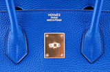 Birkin 35 Blue Electric Togo