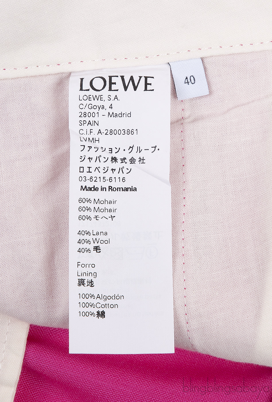 White Long Back Assymetric Shirt and Pink Wide Leg Trouser