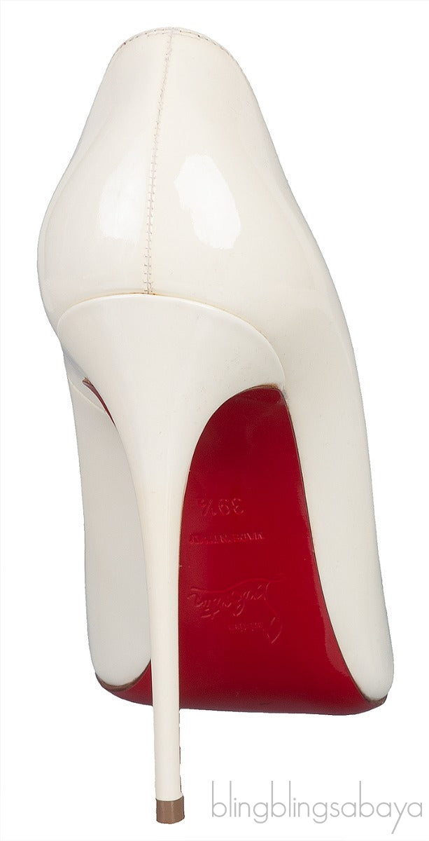 Off-white Patent Pigalle Pump