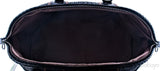 Nero Intrecciato Nappa Croco Duffle