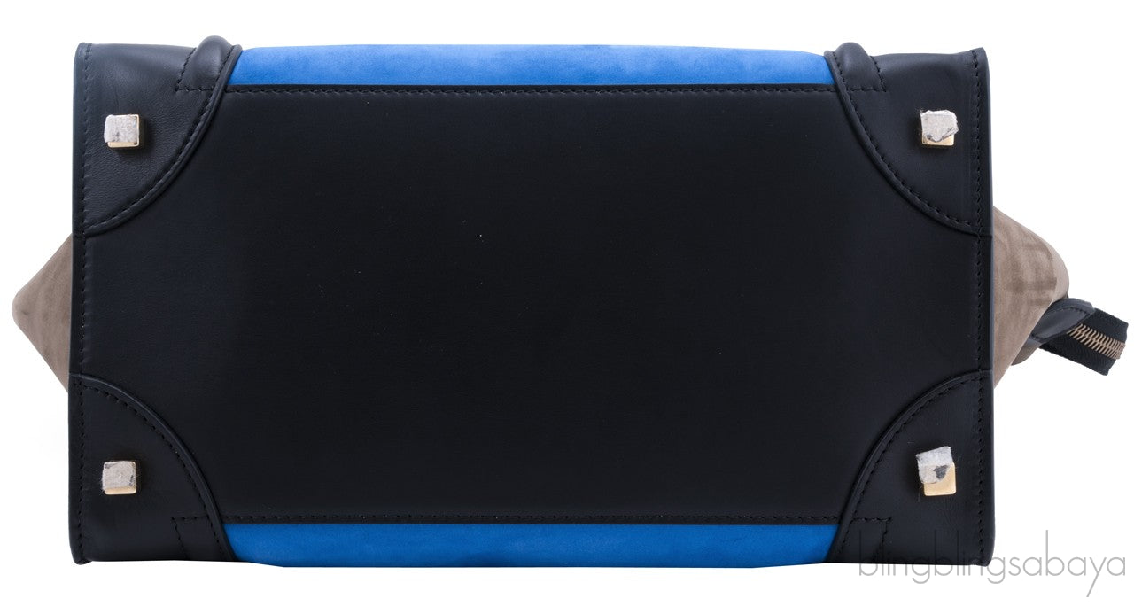 Mini Luggage Tricolor Blue