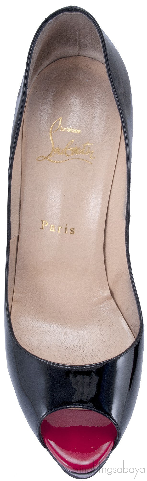 Lady Peep 150 Patent Calf Heels