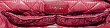 Red Quilted Cosmetic Pouch