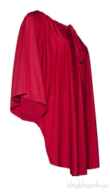 Red Oversize Blouse