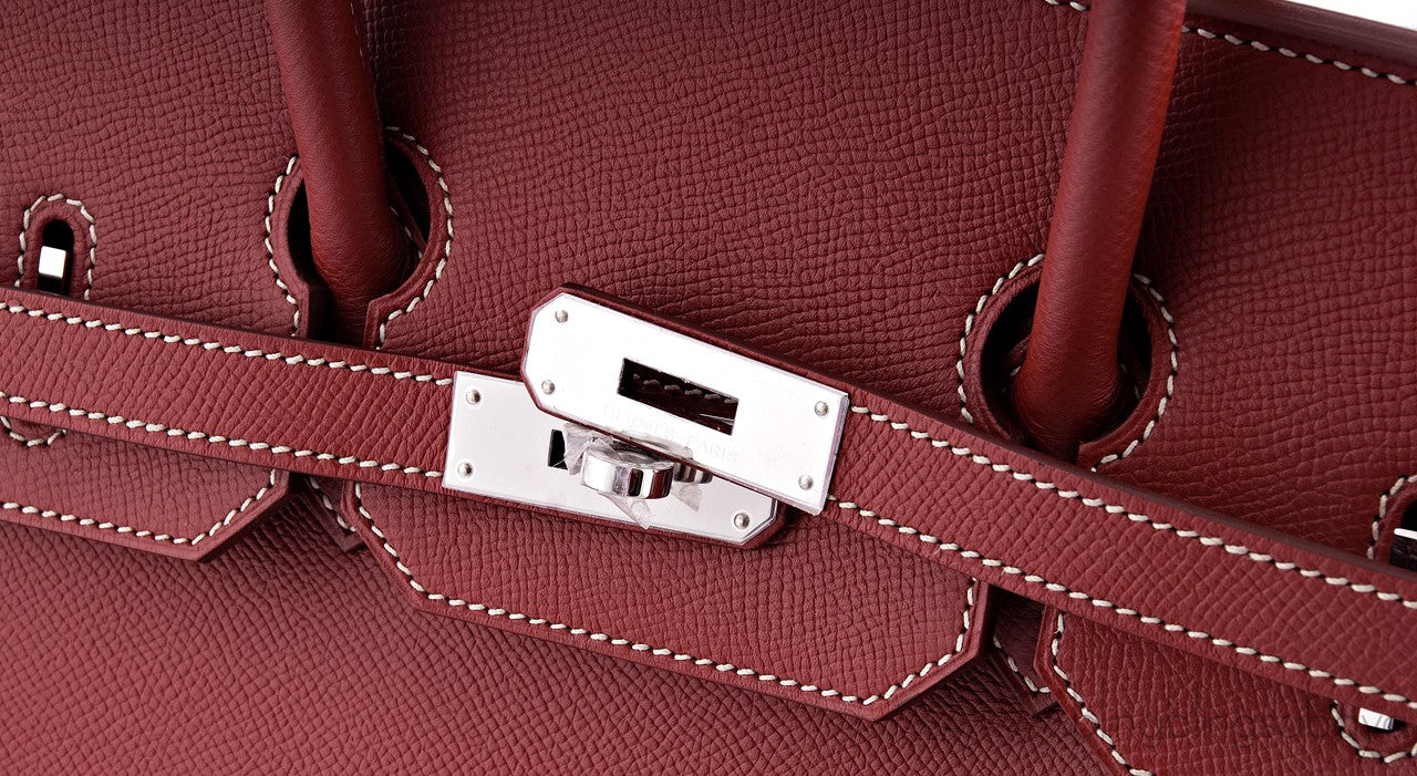 Birkin 35 2tones Brick Orange Epsom