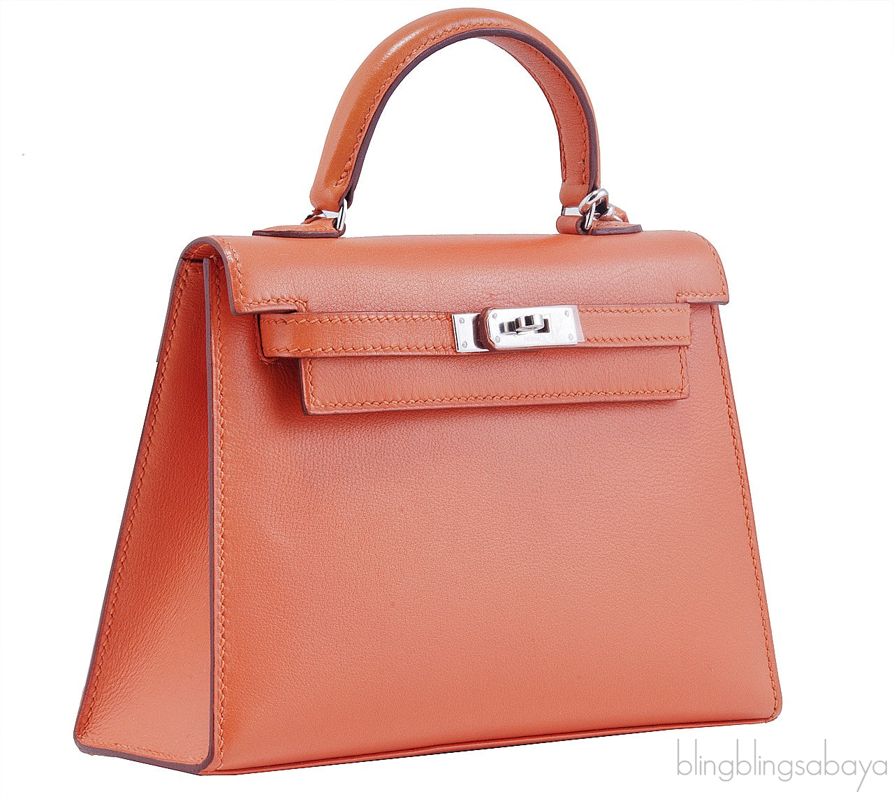 Mini Kelly Sellier Orange Swift
