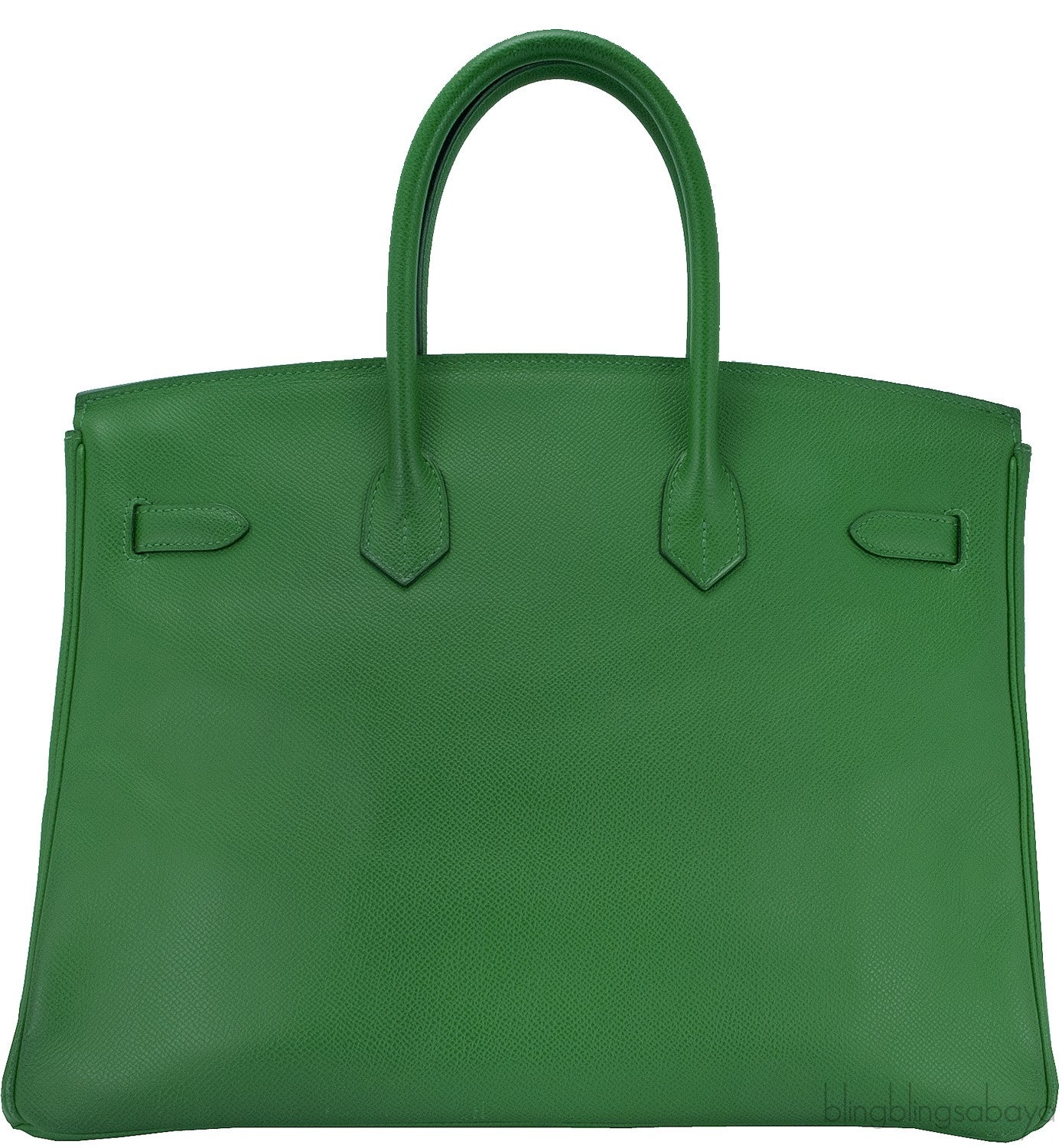 Birkin 35 Vert Bengale Epsom PHW