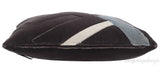 Fendi F Rectangular Grey Velvet Cushion