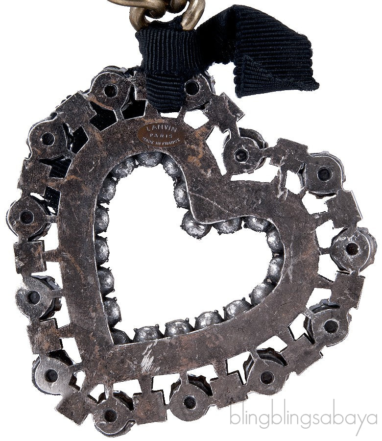 Crystal Heart Pendant Necklace