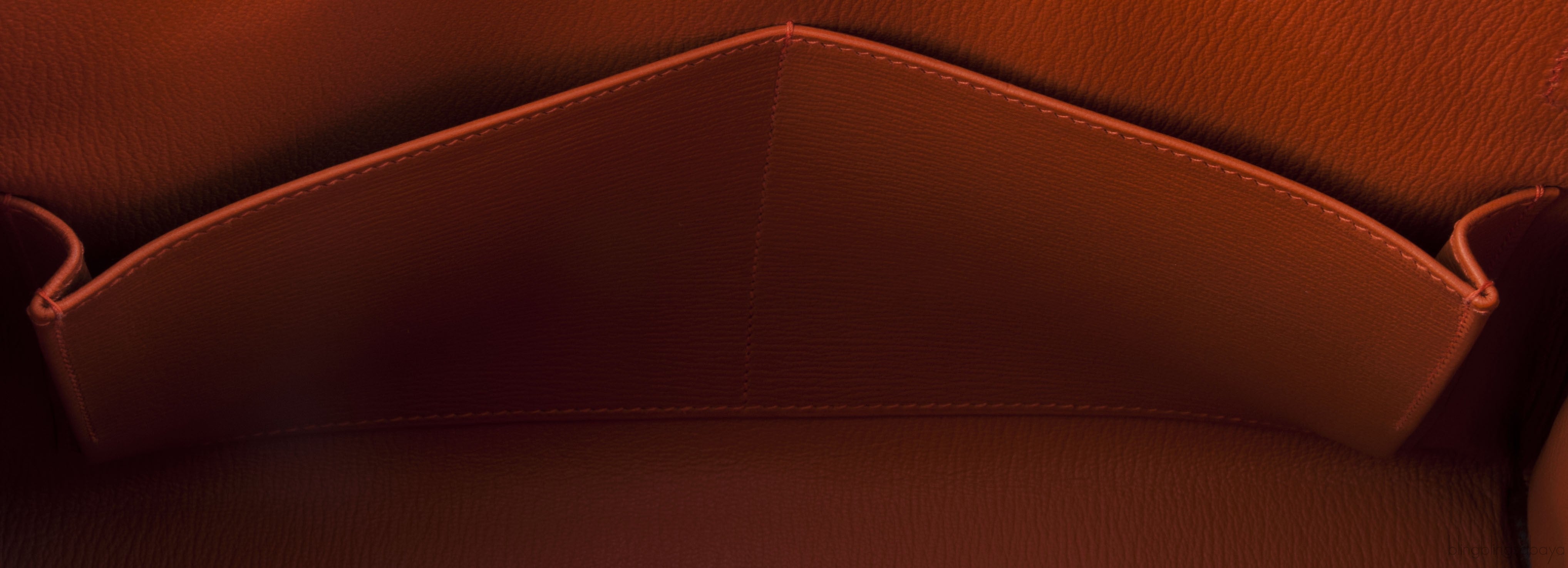 Kelly 32 Orange Togo Retourne