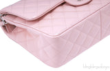 Jumbo CC Baby Pink Patent Flap