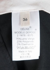 Wool Wide Leg Trouser