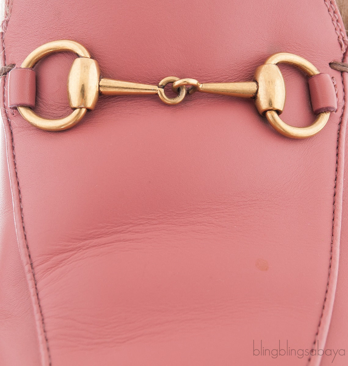 Pink Princetown Fur Slide