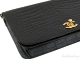 Vintage Crocodile WOC Clutch