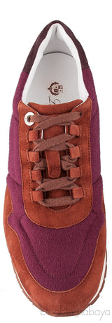 Cashmere & Suede Bi-color Sneakers