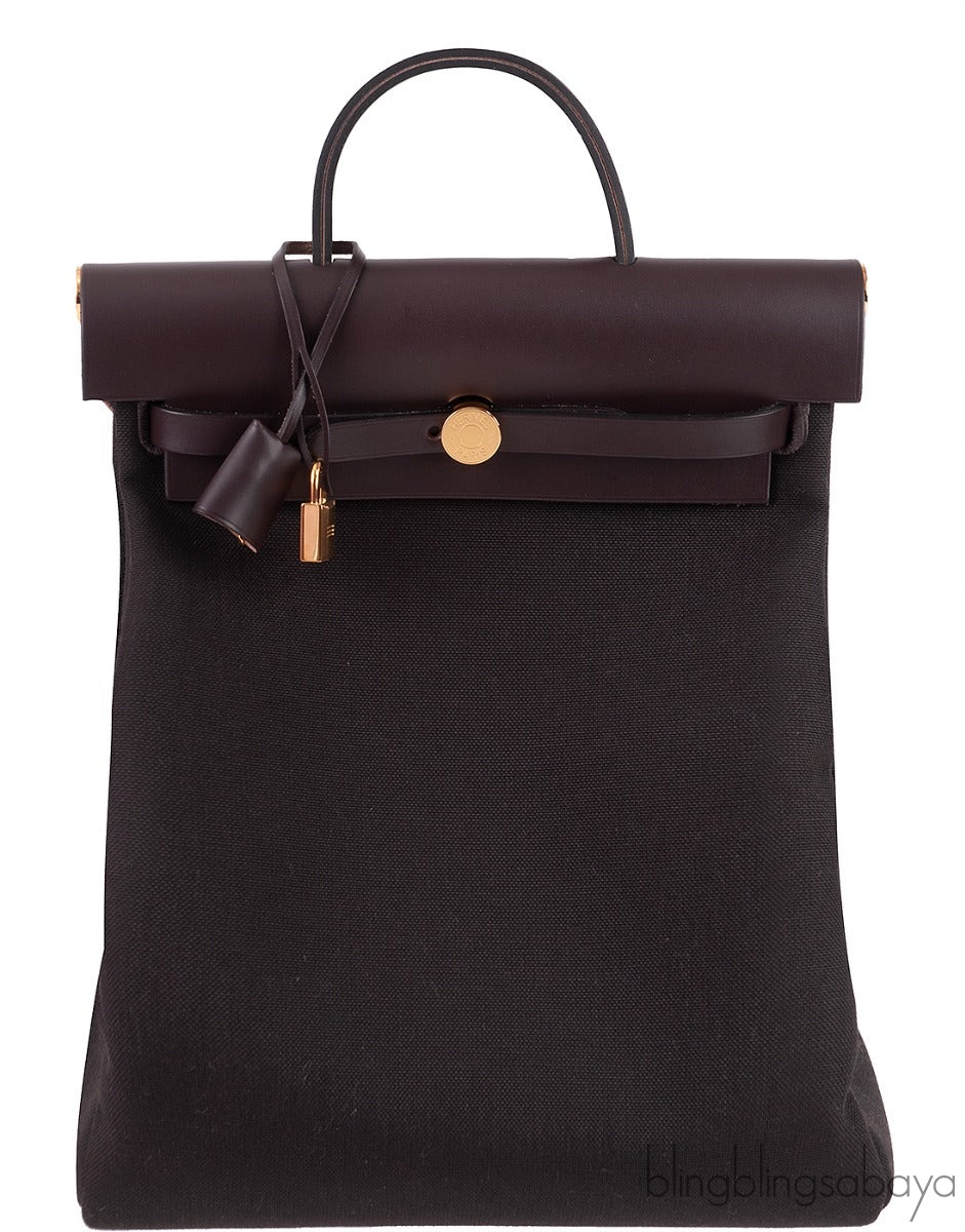 Herbag A Dos Zip Military Toile Retourne Backpack