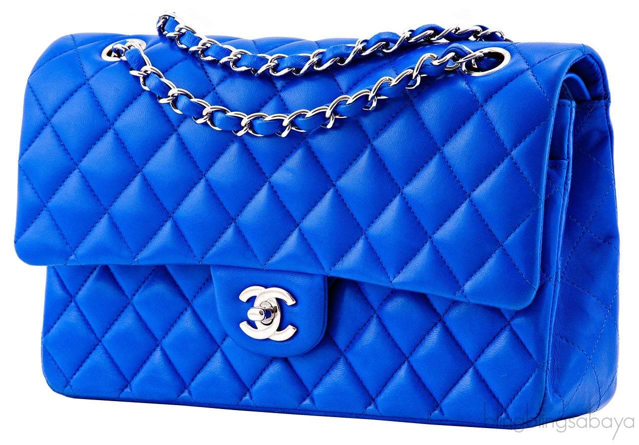 Timeless Bleu Royal Lambskin