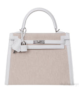 Kelly 25 New White Swift Ecru Beige Toile H PHW