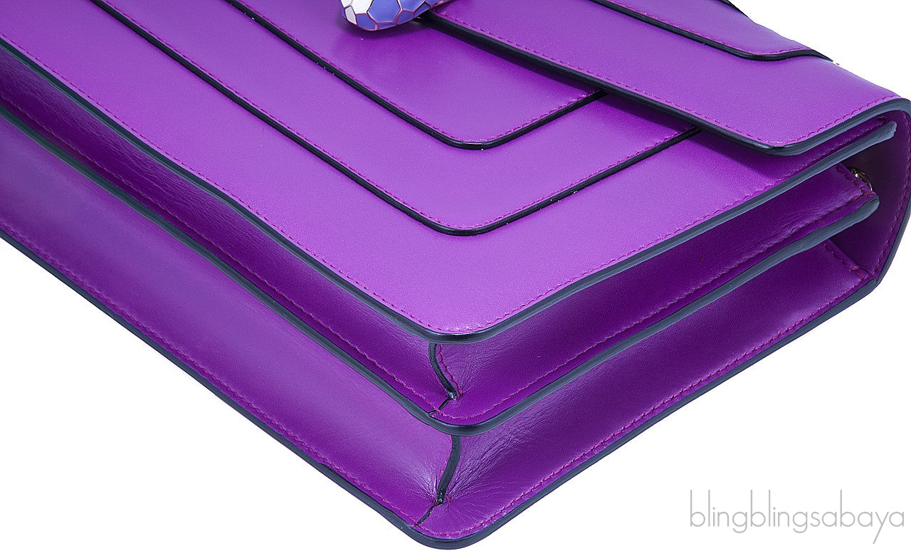 Serpenti Purple Shoulder Bag
