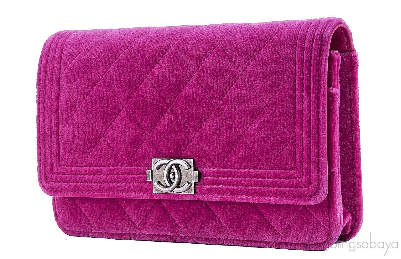 Pink Le Boy Wallet in Chain