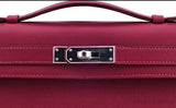 Kelly Cut Red Swift Clutch
