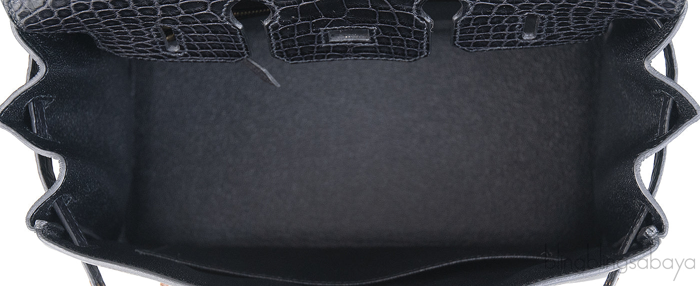 Birkin 25 Touch Togo Matte Crocodile RGH