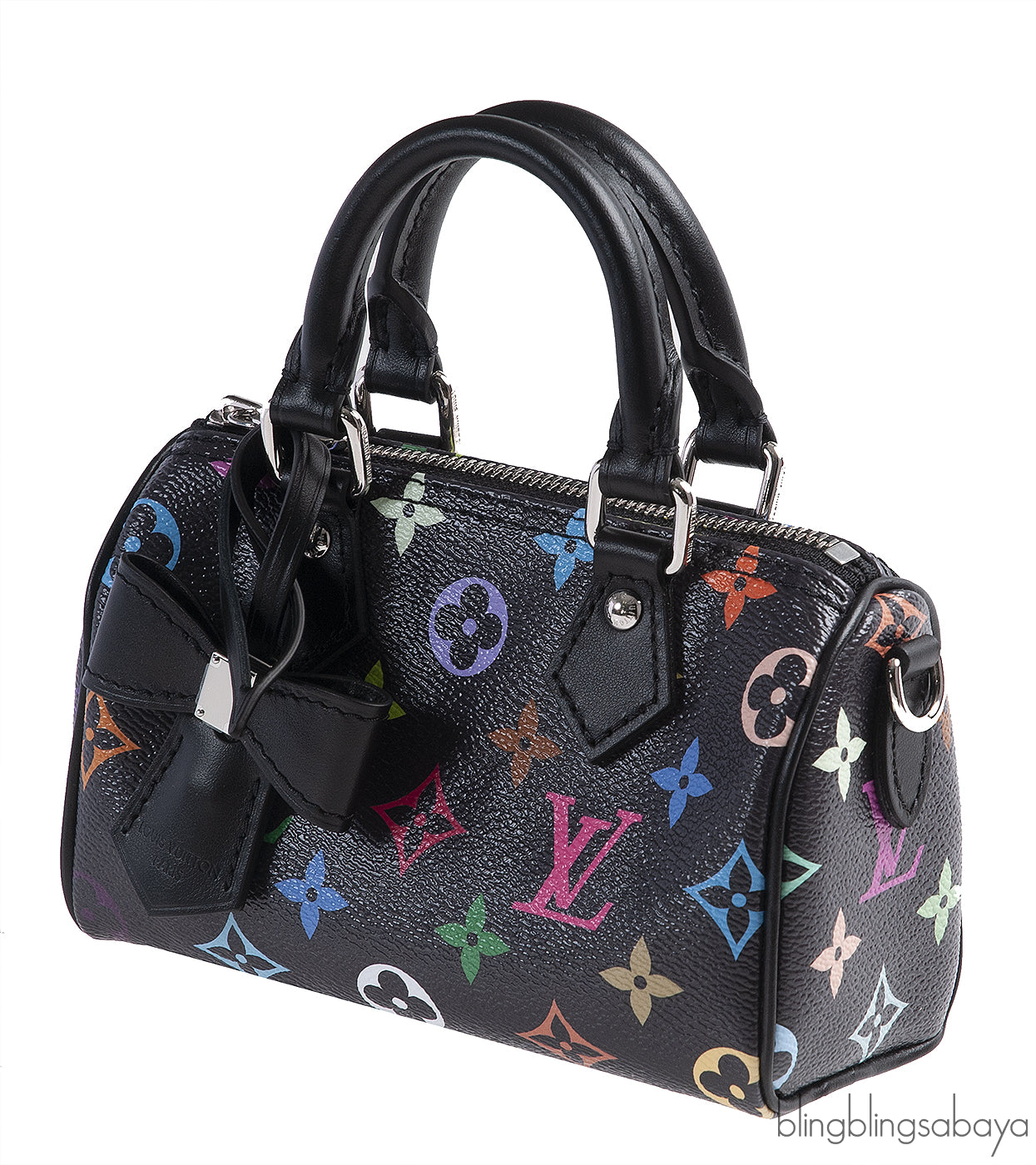 Louis Vuitton LV x TM Nano Monogram Speedy Black