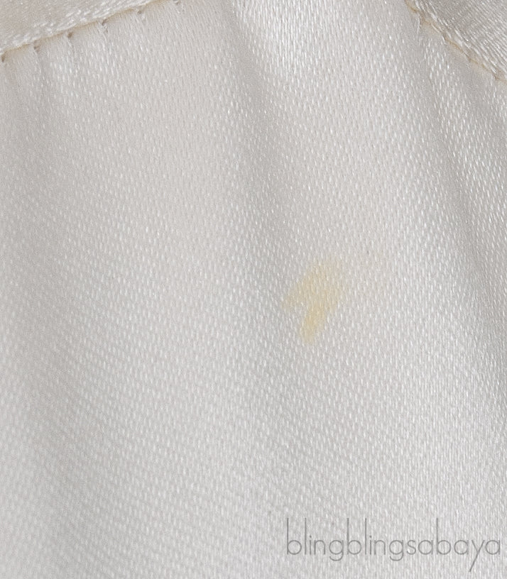 Ivory White Black Bow Shirt