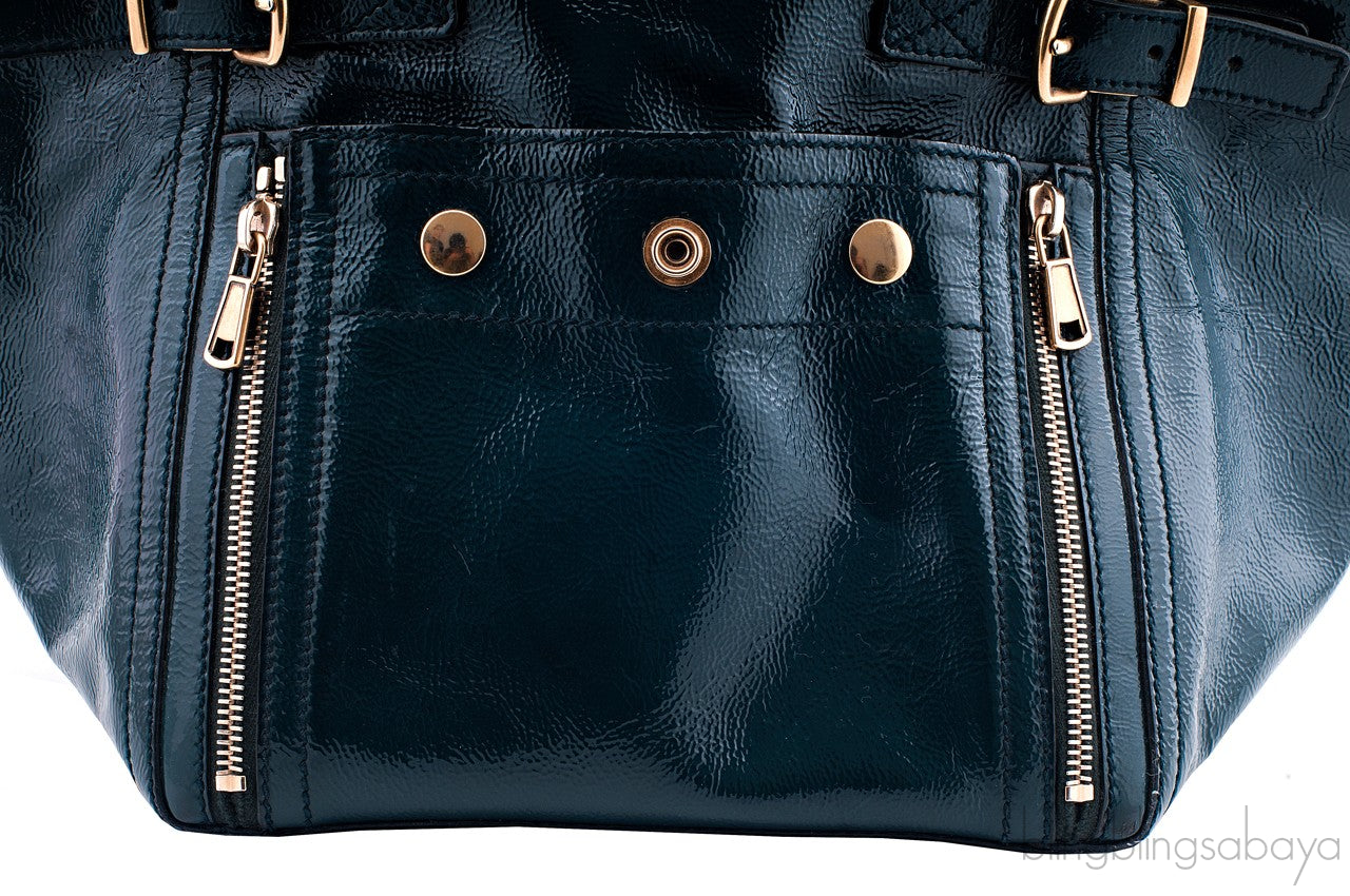 Downtown Patent Leather Tote